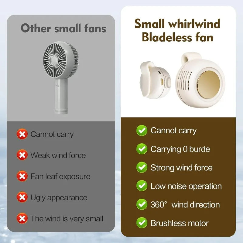 Silent Bladeless Clip Fan